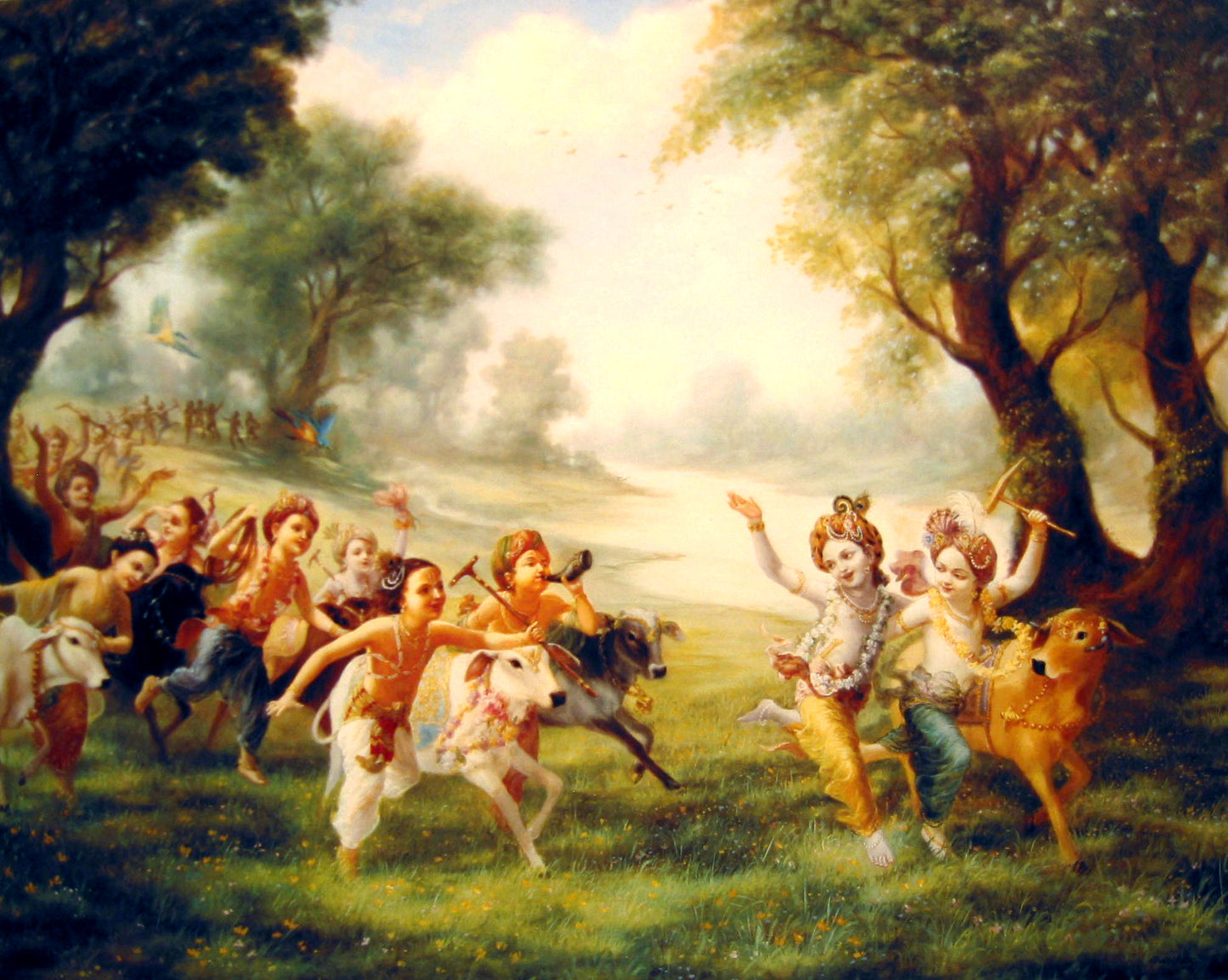 Krsna, Balarama and Cowherd boys puzzle