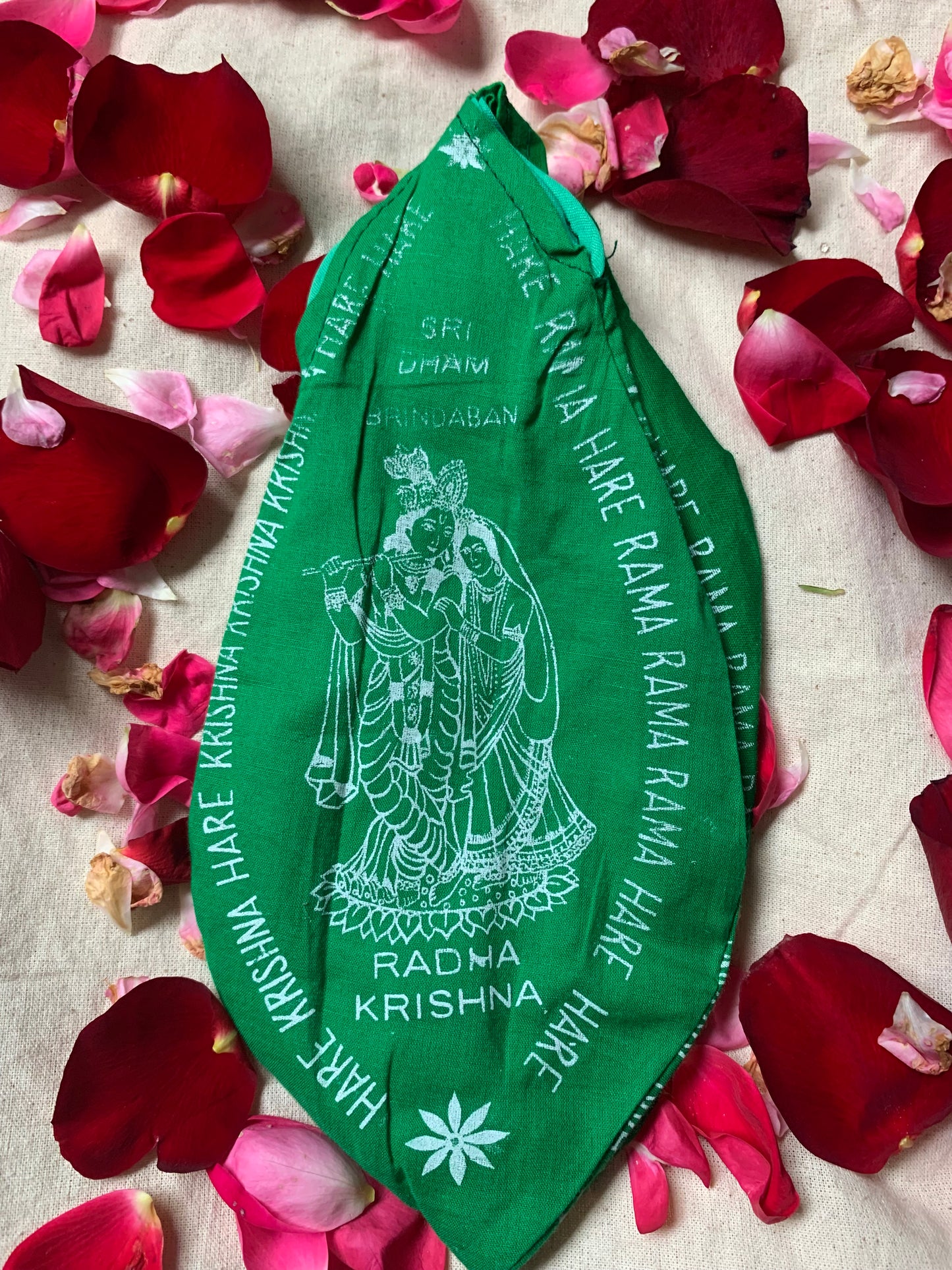 Radha Krishna Bead Bag