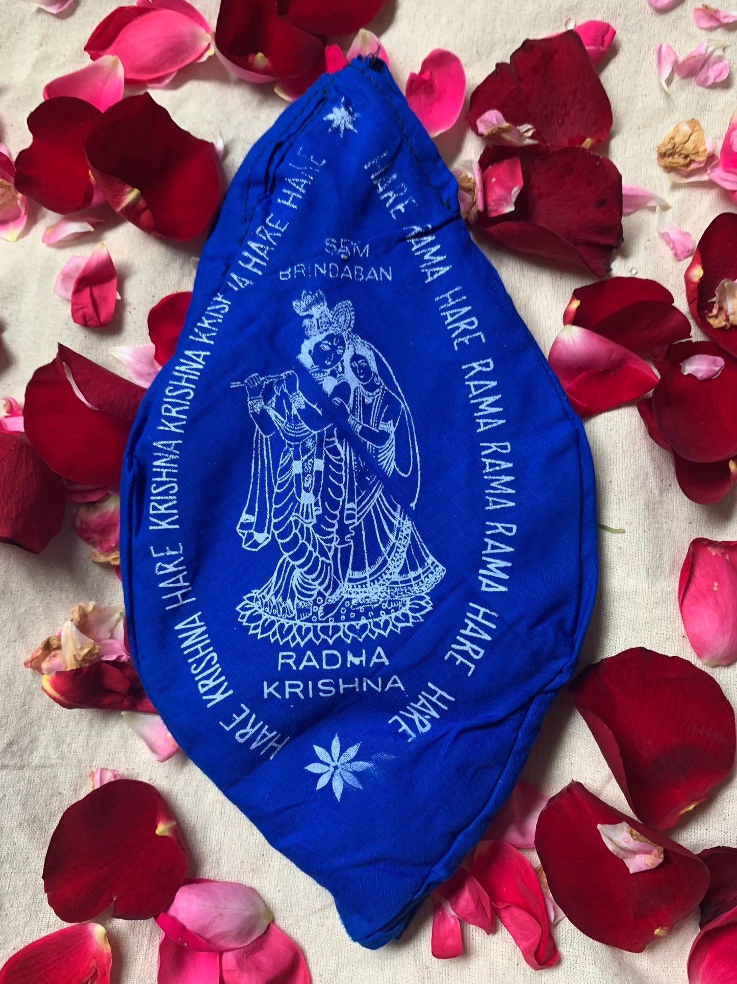 Radha Krishna Bead Bag