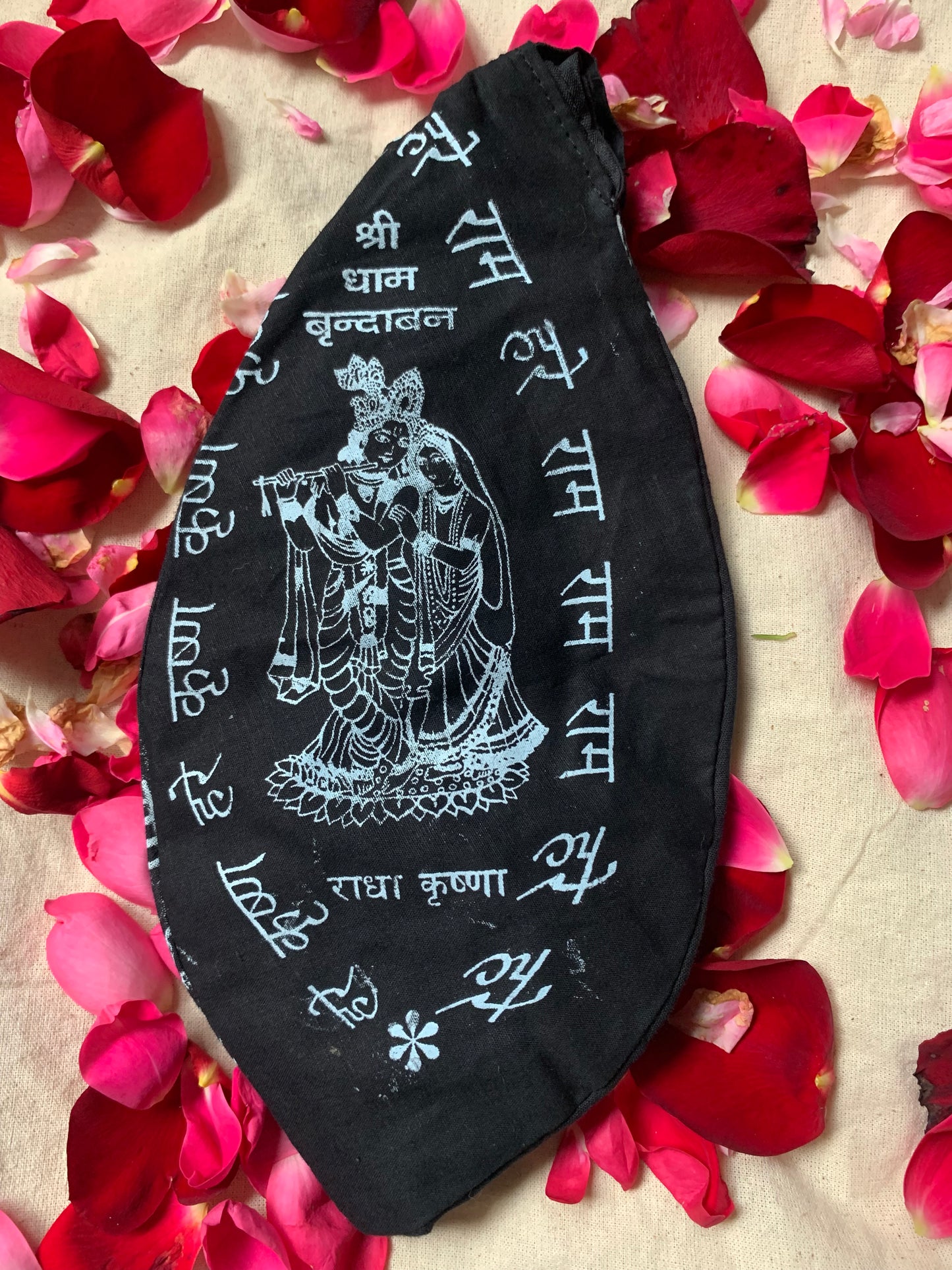 Radha Krishna Bead Bag