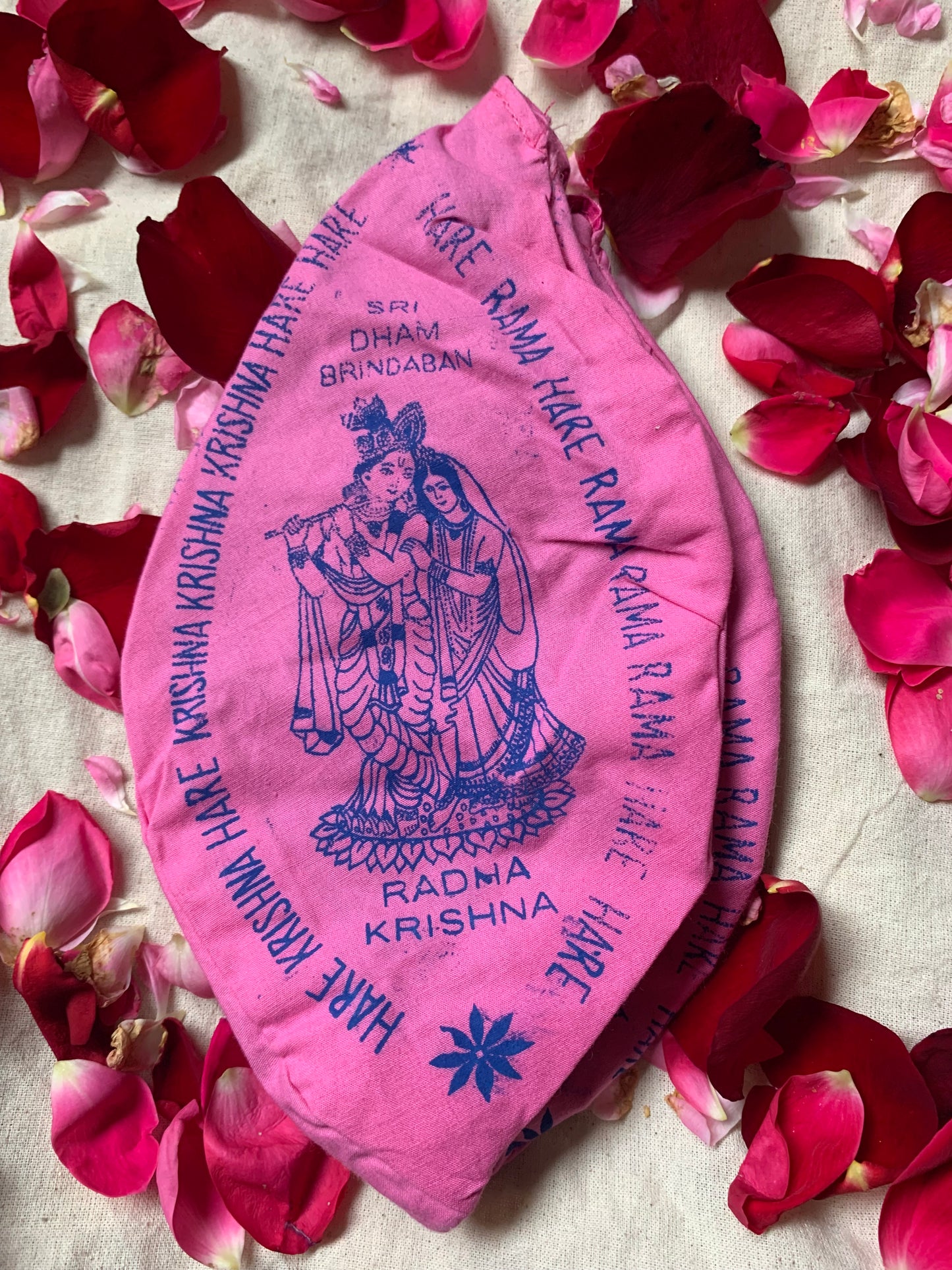 Radha Krishna Bead Bag