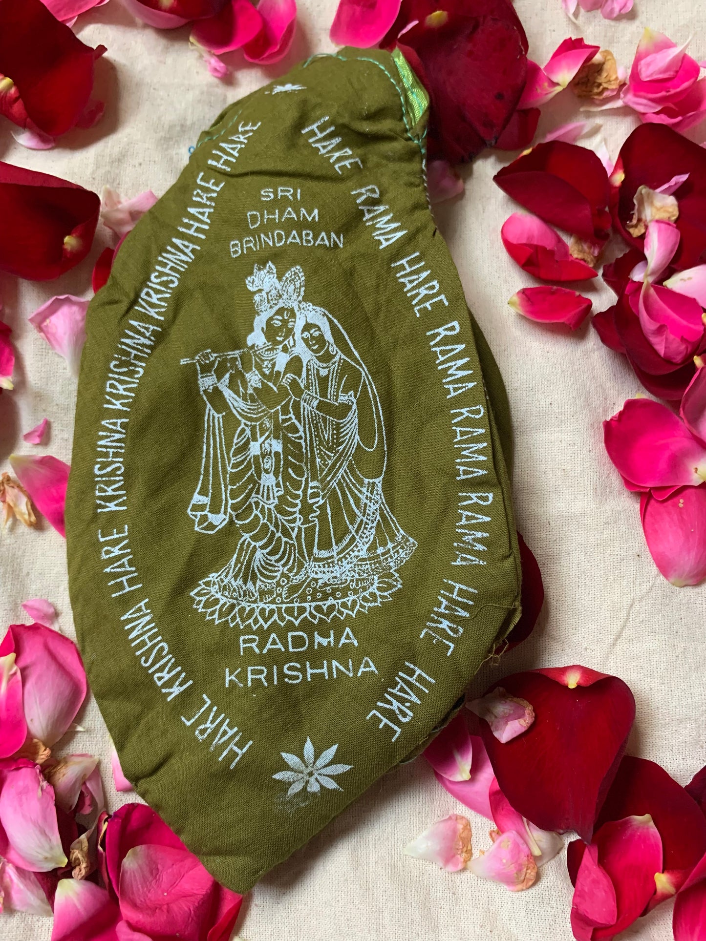Radha Krishna Bead Bag