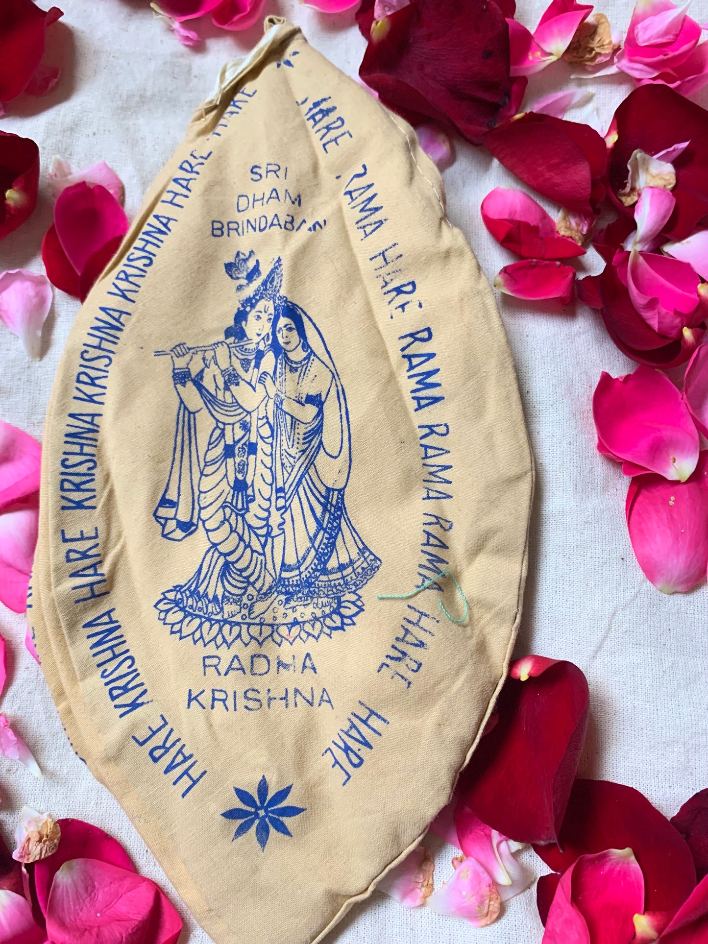 Radha Krishna Bead Bag