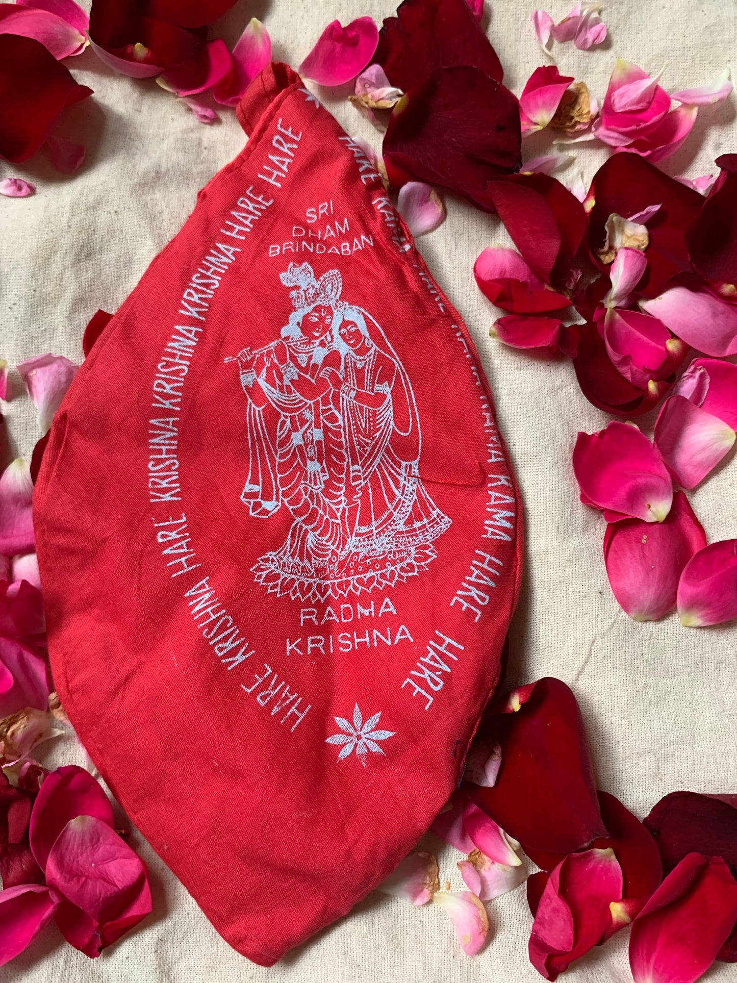 Radha Krishna Bead Bag