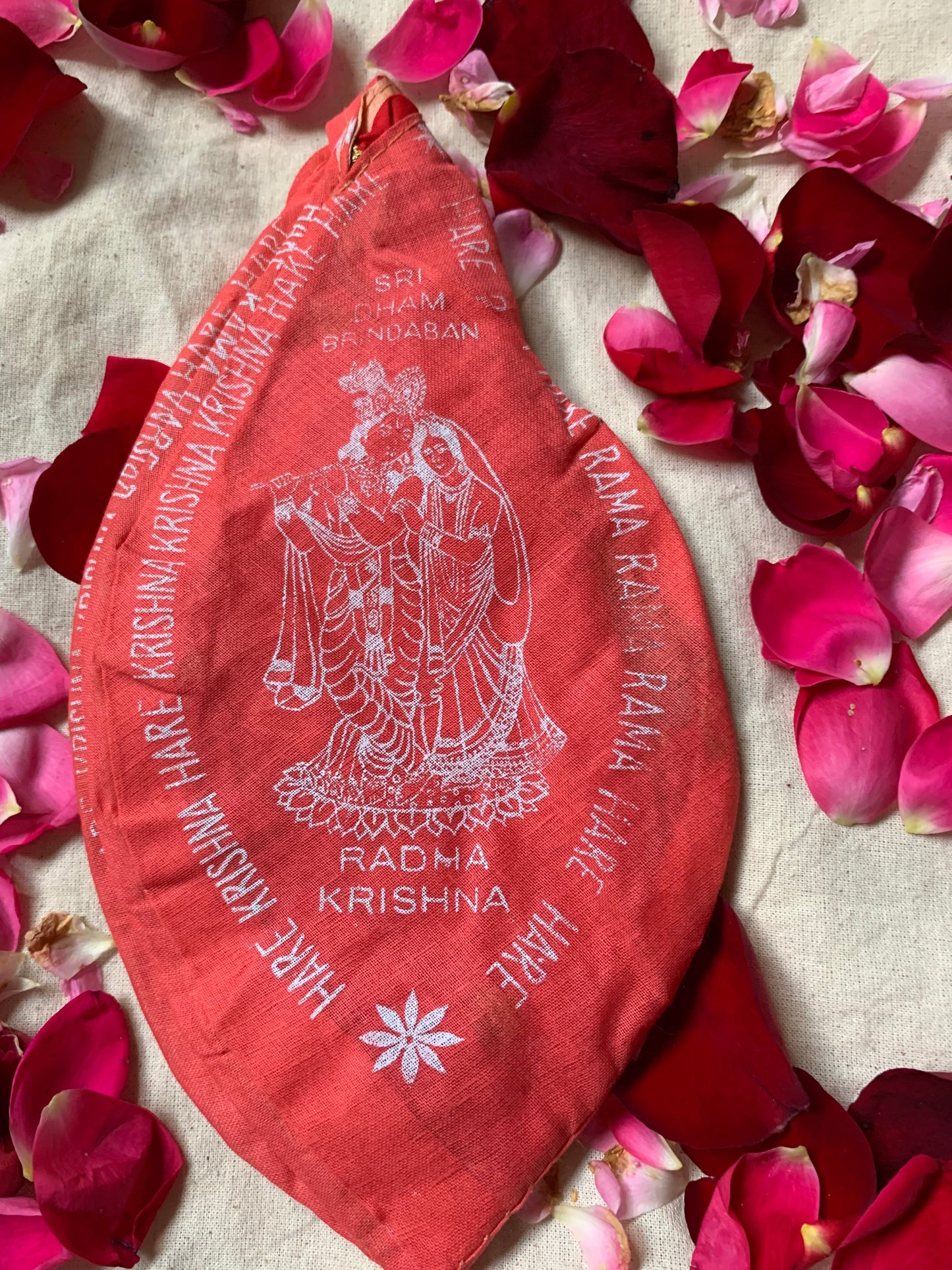 Radha Krishna Bead Bag