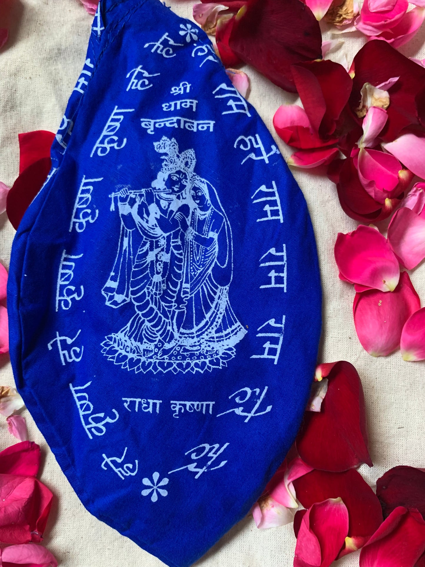 Radha Krishna Bead Bag