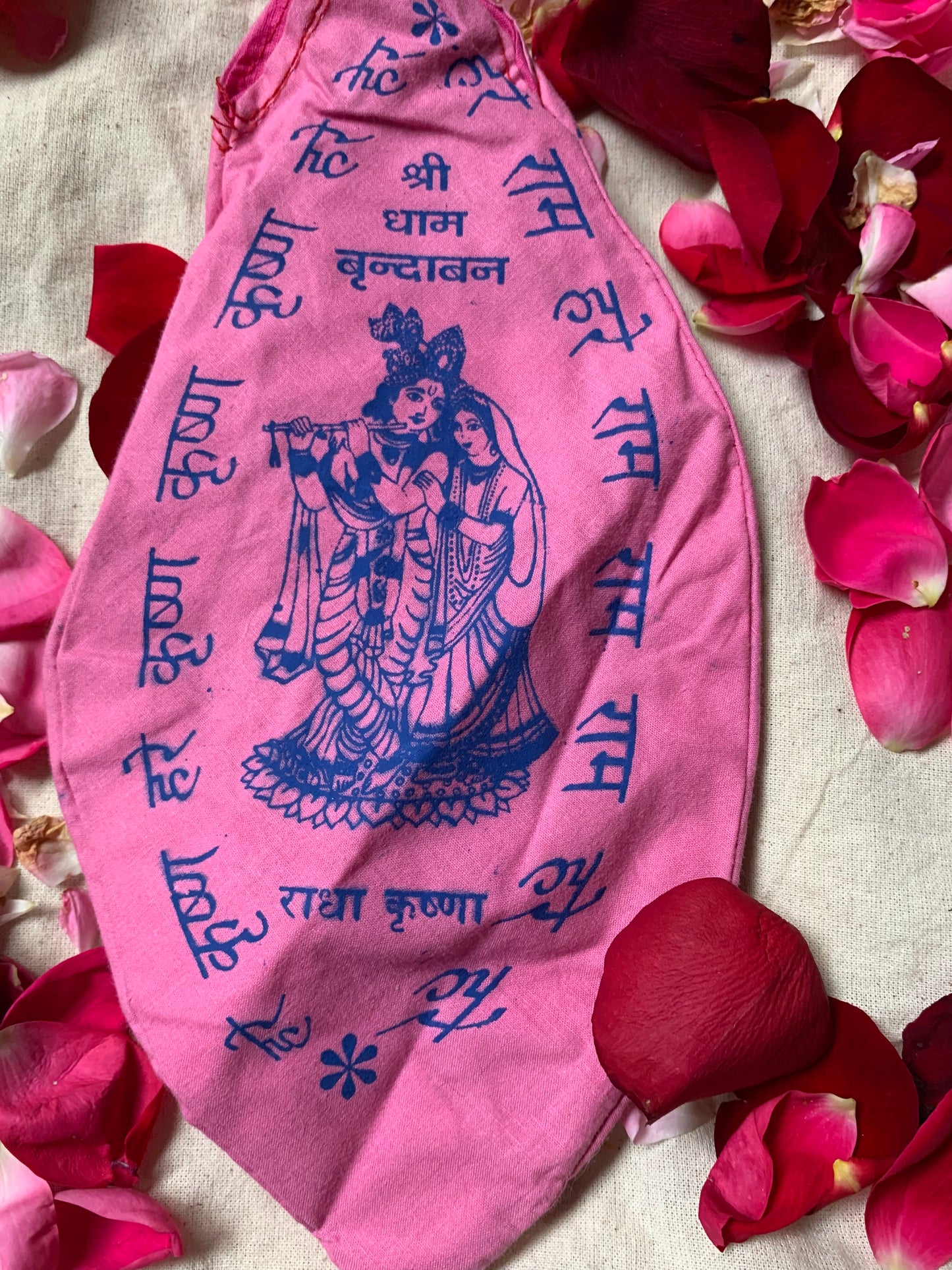 Radha Krishna Bead Bag