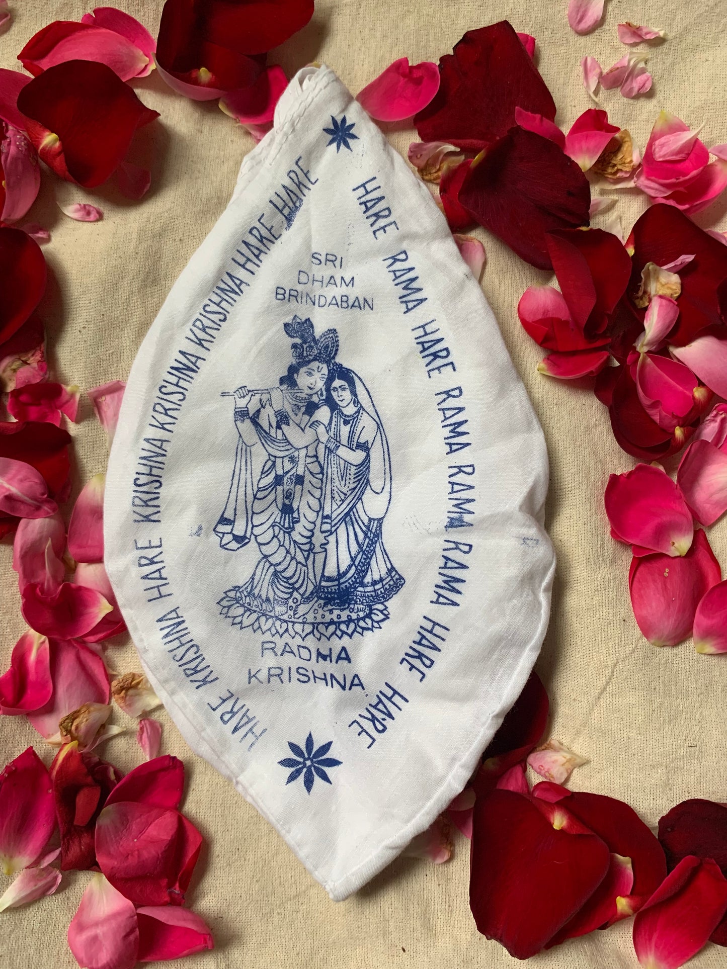 Radha Krishna Bead Bag