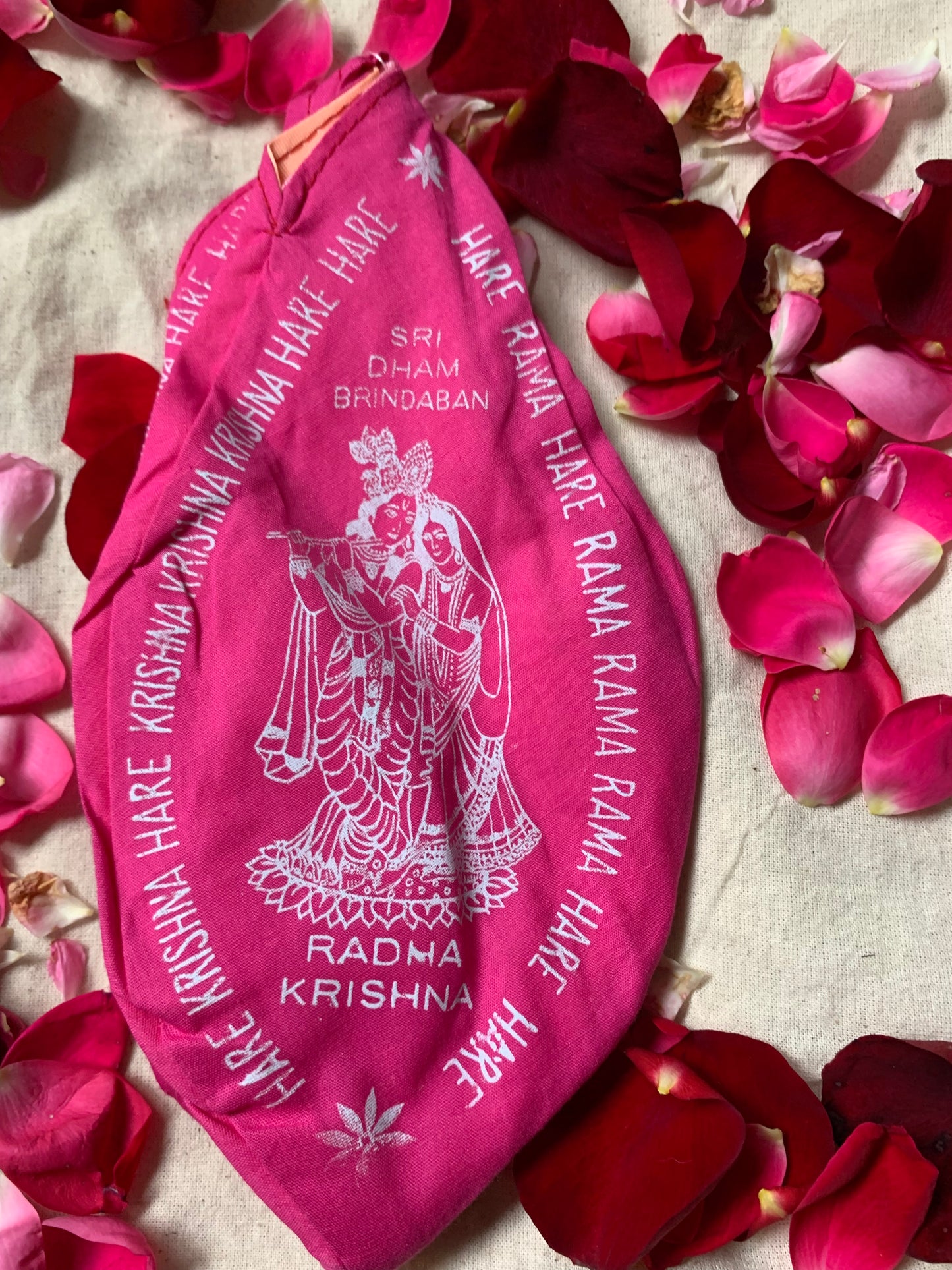 Radha Krishna Bead Bag