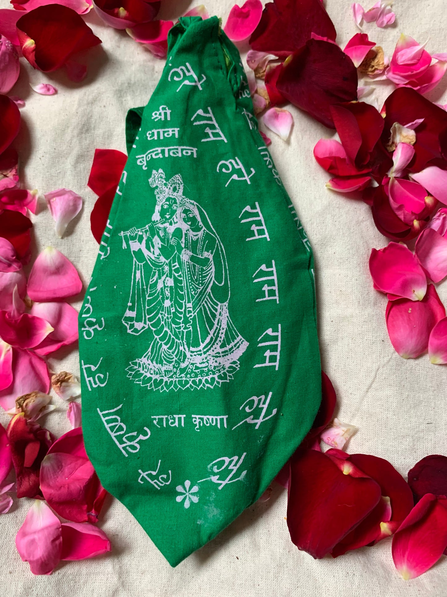 Radha Krishna Bead Bag