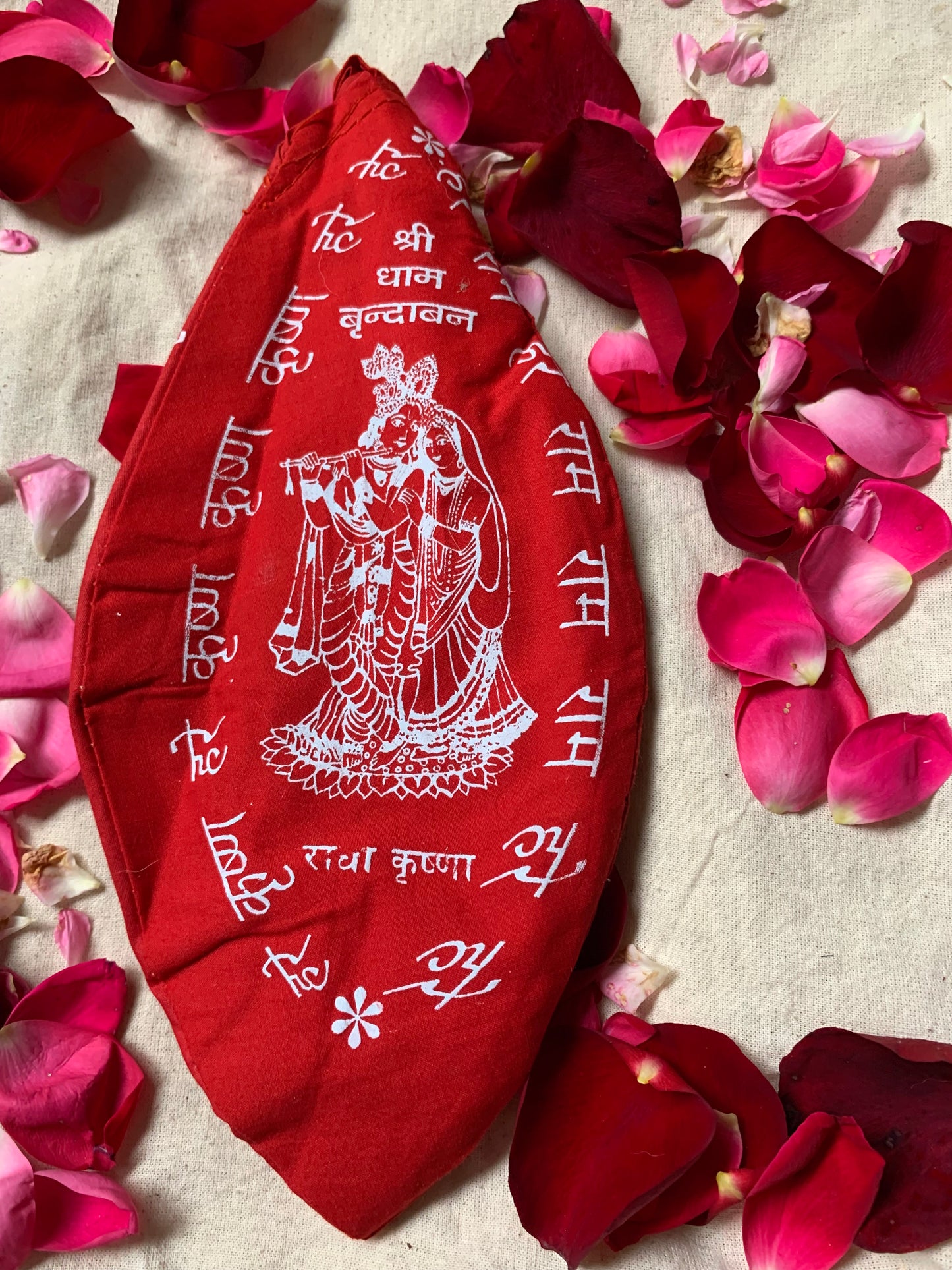 Radha Krishna Bead Bag