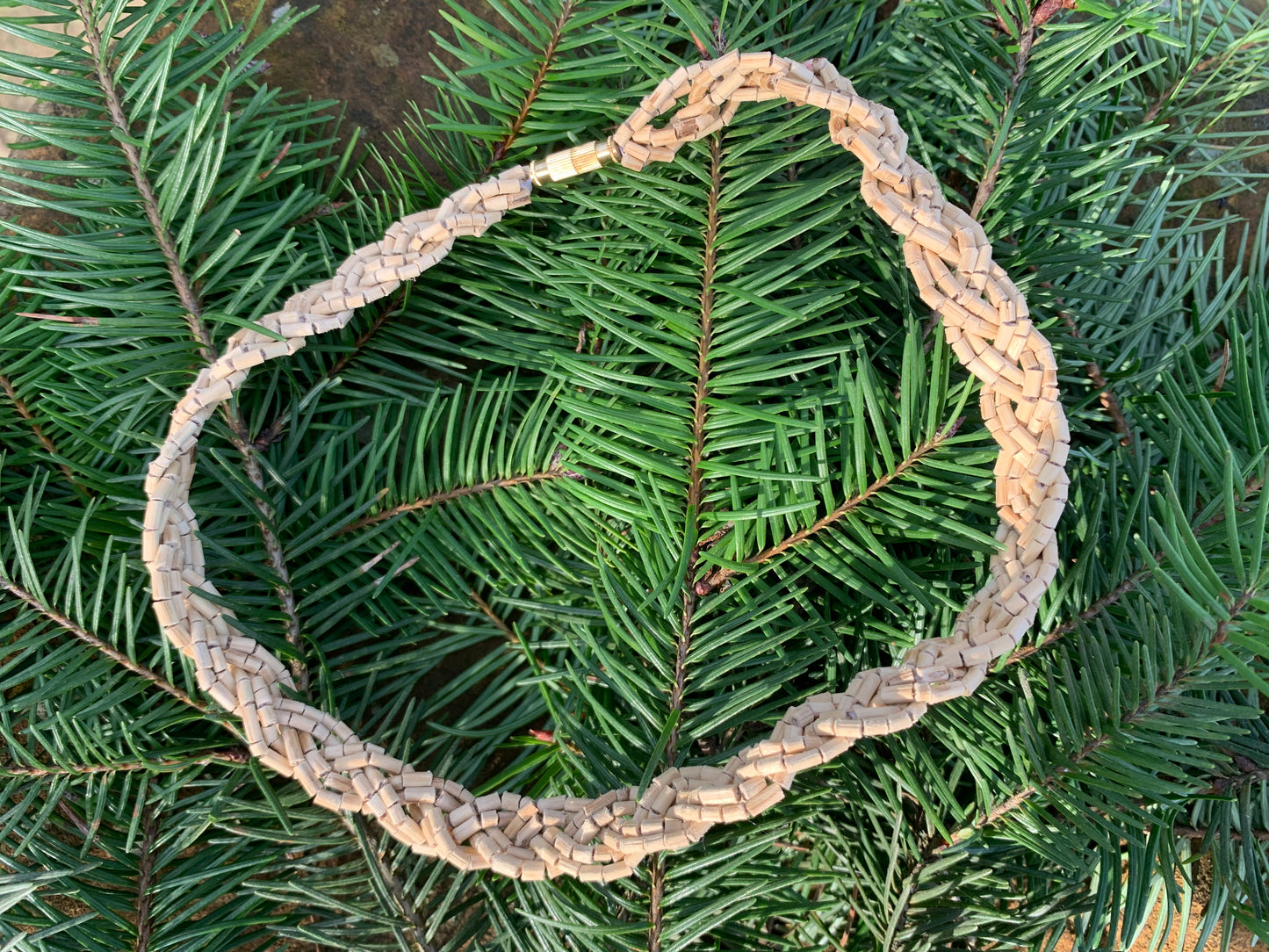 Braided Tulsi Neckbeads