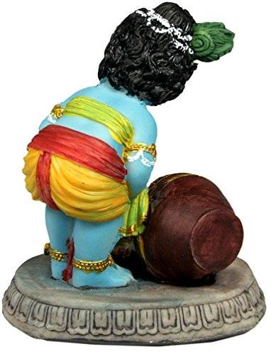 Statue of Krishna Eating Butter While Standing