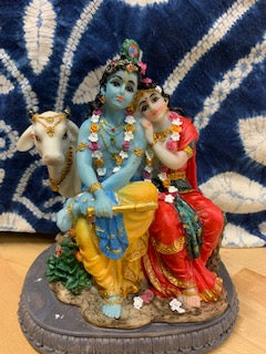 Radha-Krsna Statue- 6 Inches