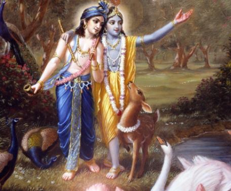 Balaram and Krishna Tapestry