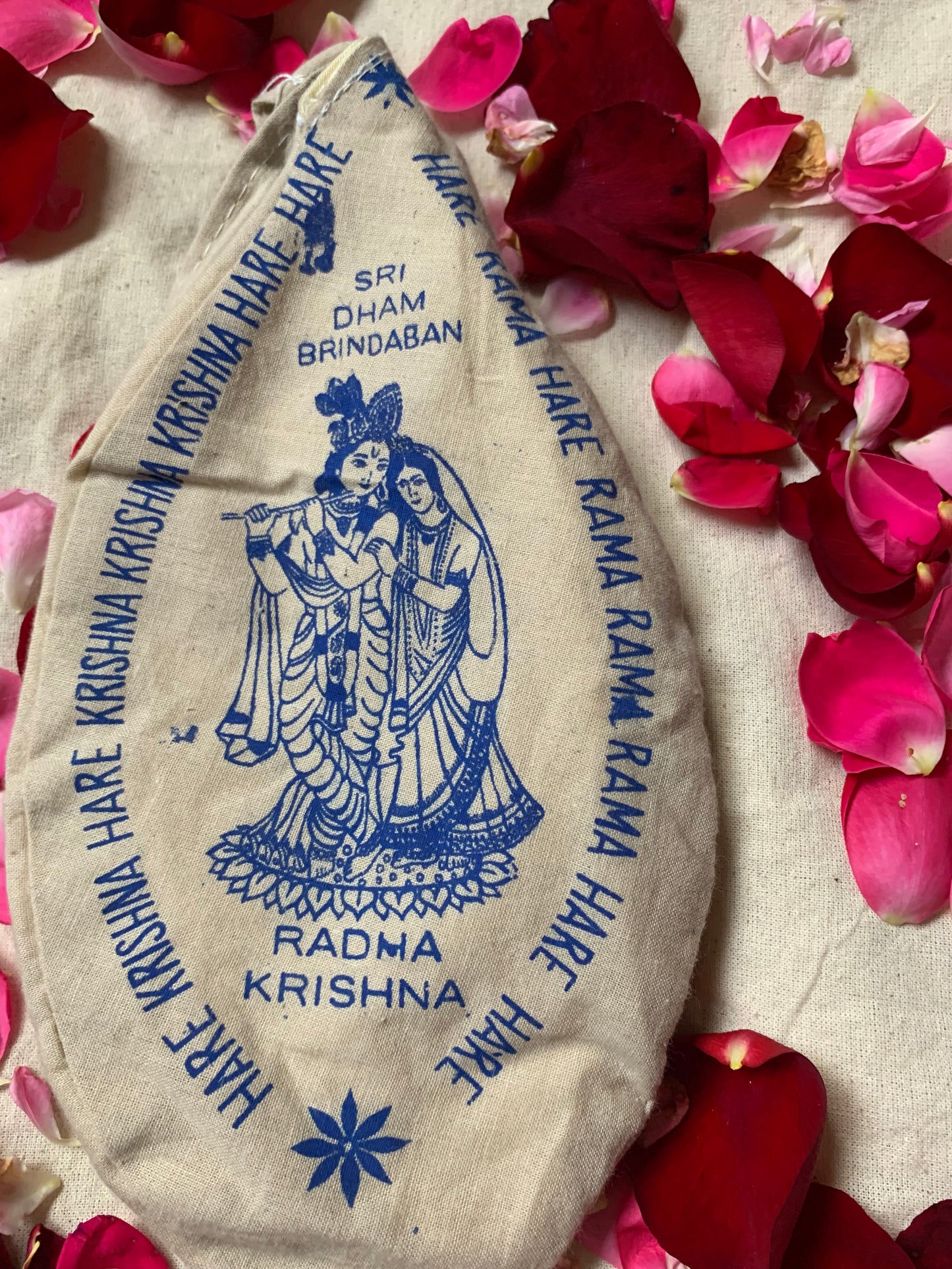 Radha Krishna Bead Bag
