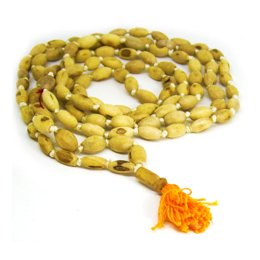 Japa Beads (Tulsi, Barrel Shaped)