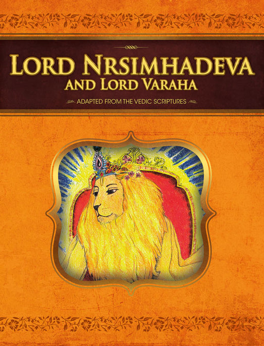 Storybook of Lord Nsrimhadev and Varaha